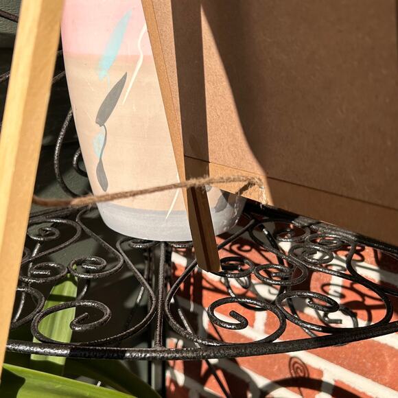 NEW Ashland 14 in. "Welcome Home" Beehive Tabletop Decor Wooden Easel Sign - Picture 7 of 9